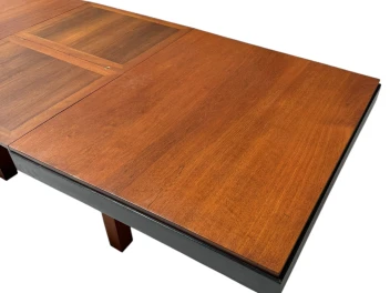 Art Deco Modernist Extending Dining Room Table by Toko v/d Pol Semarang, 1920s